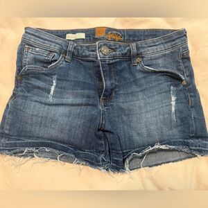 Kut from the Kloth Denim Distressed Kelly Shorts size 6
